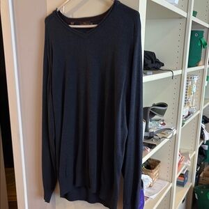 Rodd & Gunn Black V-Neck Sweater Timeless Knit